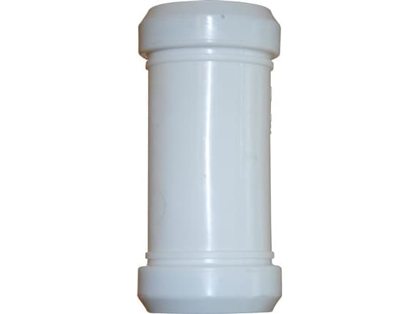 50 mm Dobbeltmuffe afløb hvid PP