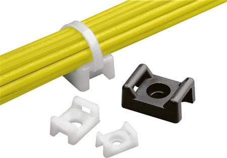 Skruvförband för kabelband Ø4-16X11 i förpackningar om 100 st vit - (100 st.)