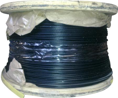 DENWIRE Wire 1,5mm med sort nylon PP plast forhudning 2,3 mm 100 m - (100 meter)