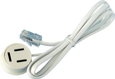 Telefonkabel RJ45/3 stolpe 30CM vit