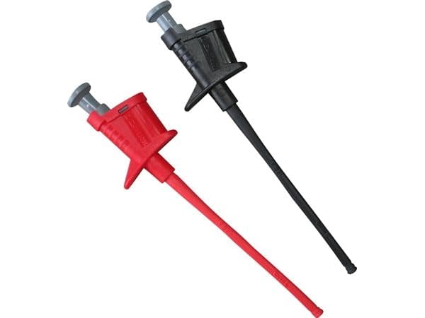 ELMA INSTRUMENTS Flesibel gribeklo sort1000V/6AIEC61010-1 KAT II 1000Vfor4 mm bananstik 4 mm bananstik