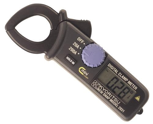 ELMA INSTRUMENTS Mini tangampermeter K2031 Strøm: 0-20-200A AC IEC 61010-1 KAT III 300V