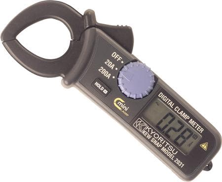 ELMA INSTRUMENTS Mini tangampermeter K2031 Strøm: 0-20-200A AC IEC 61010-1 KAT III 300V