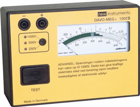 Isolationstester 1002b m/taske/batteri