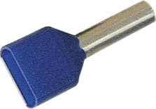 ELPRESS Isoleret TWIN-terminalrør A2,5-10ET2, 2x2,5mm² L10 - (100 stk.)