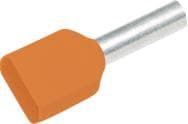 ELPRESS Isoleret TWIN-terminalrør A10-14ET2, 2x10mm² L14 - (100 stk.)