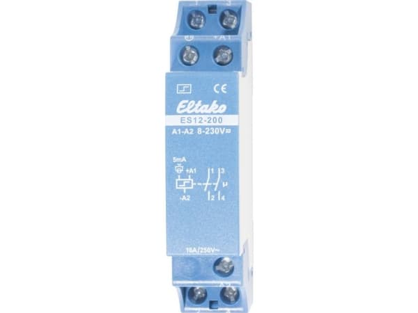 Eltako ES12-200-UC, Blå, Vit, 250 V, 16 A