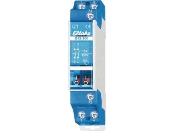 Eltako S12-200-24V, Blå, CE, 250 V, 16 A
