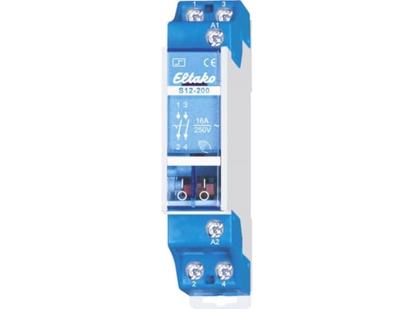 Strømstødskontakt DIN-skinne Eltako S12-200-24V DC 2 x sluttekontakt 24 V 10 A 2300 W 1 stk 1 stk