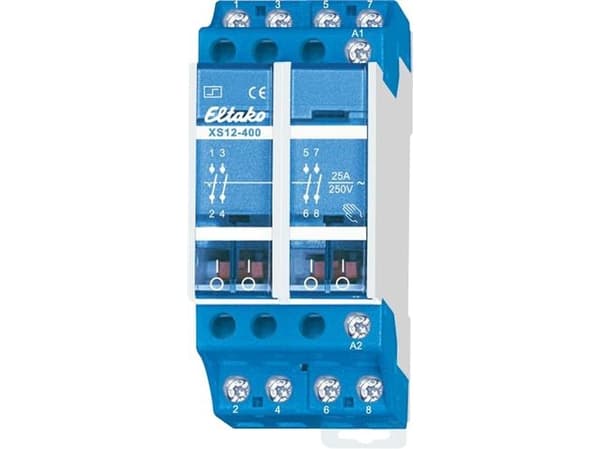Strømstødskontakt DIN-skinne Eltako XS12-400-230V 4 x sluttekontakt 230 V 15 A 3600 W 1 stk 1 stk