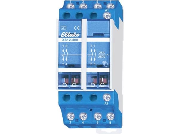 Strømstødskontakt DIN-skinne Eltako XS12-400-230V 4 x sluttekontakt 230 V 15 A 3600 W 1 stk 1 stk