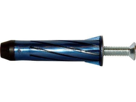 EXPANDED Rosett hålighetsplugg 5x65mm blå, för ett gipsskikt 9-18mm, med försänkt skruv torx 25 - (25 st.)