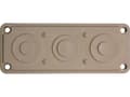 Pikkukuva 4 / 5: Fibox FMC 3F Kabelgennemføringsplade Klemme-halkaisija (max.) 55 mm Termoplast Gråhvid (RAL 7035) 1 stk