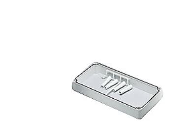 Fibox EKOZR Mellemramme (L x B x K) 280 x 280 x 50 mm Polykarbonaatti Gråhvid (RAL 7035) 1 stk