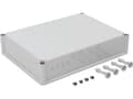 Pikkukuva 4 / 5: Fibox kansi, PC harmaa 3730559 Universalkabinet 380 x 280 x 80 Polykarbonat Gråhvid (RAL 7035) 1 stk