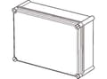 Pikkukuva 1 / 4: FIBOX kassapöydän pohja EK polykarbonaatti 380 x 280 x 100 mm ilman laippa-aukkoja