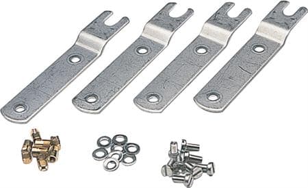 FIBOX Väggskåp väggfäste SOLID P, stål A2, set med 4 st.