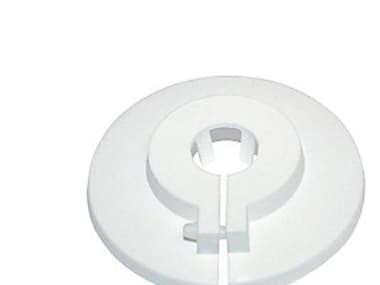 FLAMCO Plastroset hvid 2-DELT 1" x 35 mm x 35,8 mm x 75 mm