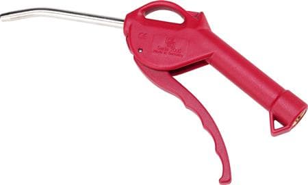 FLOWCONCEPT Blowgun 8 mm böjt rör inkl. kopplingsnippel (025312)1/4" utvändig gänga