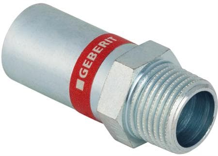 Geb. Mapress FZ-insats 22x3/4 - Geberit Mapress FZ-insats med extra gänga d22mm R3/4