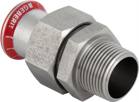 Geb. Mapress FZ liitos 18mm - Geberit Mapress FZ liitos ulkokierteellä d18mm R1/2 G3/4 - Geberit Mapress FZ liitos ulkokierre d18mm R1/2 G3/4