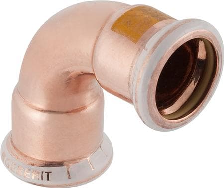 Bøjning cug 90gr 22mm mf/mf t/gas