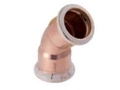 Geberit 45 ° elbow Mapress Kupfer Gas Ø = 22mm - 34516