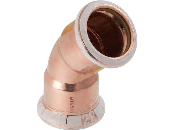 Bøjning cug 45gr 22mm mf/mf t/gas