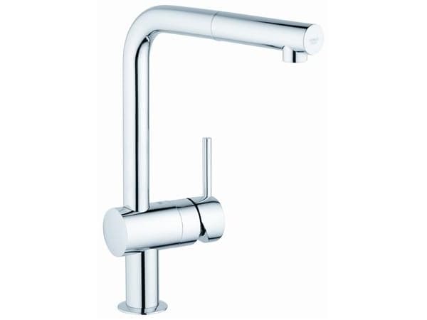 GROHE 32168 000, Krom, Hävarm, Single, Keramiska, 4,6 cm, 360°
