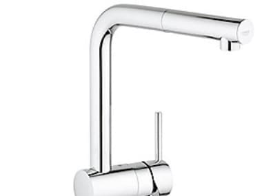 GROHE 32168 000, Krom, Hävarm, Single, Keramiska, 4,6 cm, 360°