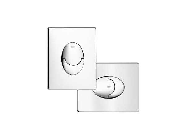 Grohe Skate Air krom - betjeningsplate for vertikal installasjon. 156x197mm. 38505000