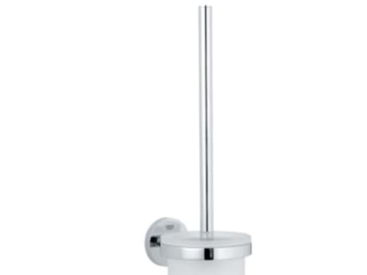 GROHE Essentials, Toalettborste och hållare, Krom, Glas, Metall