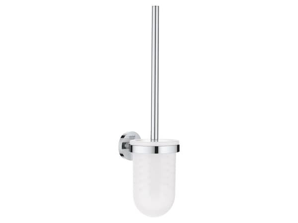 GROHE Essentials, Toalettborste och hållare, Krom, Glas, Metall