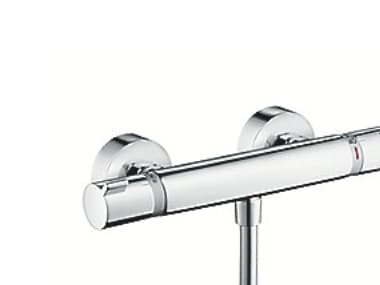 HANSGrohe Ecostat termostatarmatur med bruserafgang 1/2" ned samt forskruninger og rosetter
