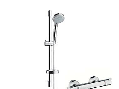 HANSGrohe Ecostat Comfort termostatarmatur inklusiv Croma 100 Vario brusesæt med 4 strålefunktioner