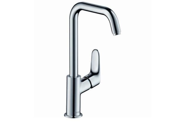 HANSGrohe Focus etgrebs køkkenarmatur - svingningsområde kan justeres i 3 trin på 110°, 150° eller 360°