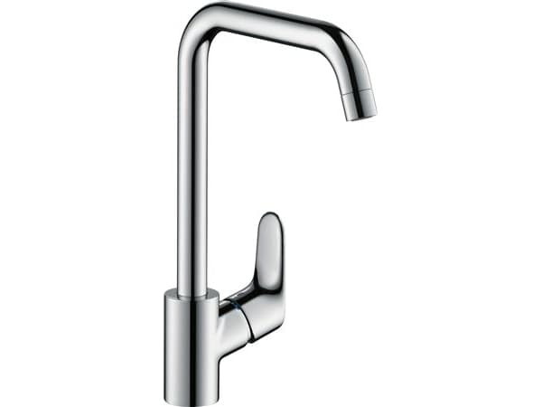 HANSGrohe Focus etgrebs køkkenarmatur - svingningsområde kan justeres i 3 trin på 110°, 150° eller 360°