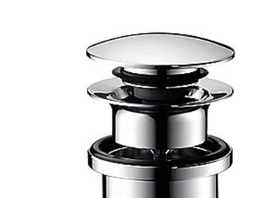 HANSGrohe 1 1/4" Push-Open bundventil med klikfunktion krom