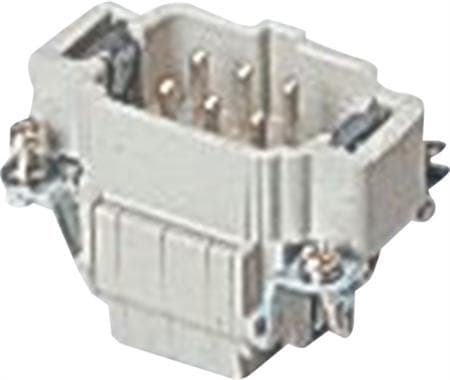 Harting 09 33 024 2616 Stiftinsats Han® E 24 + PE Clip spännfjäder 10 st