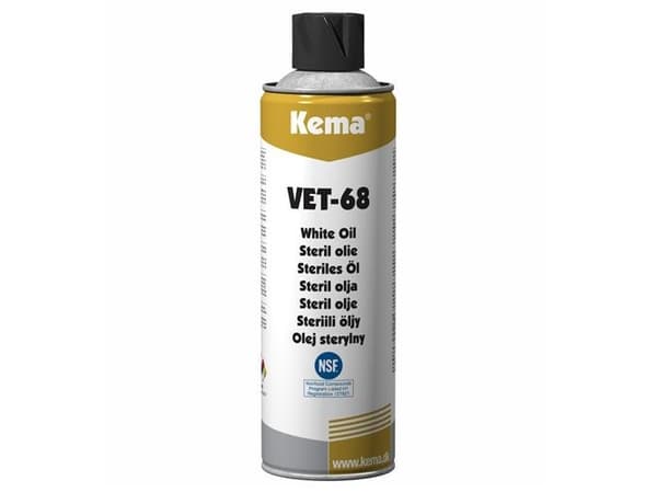 ITW Steriiliöljy VET-68 500ml ruiskuelintarviketeollisuudelleväritön, tipaton