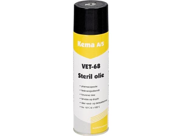 ITW Steriiliöljy VET-68 500ml ruiskuelintarviketeollisuudelleväritön, tipaton