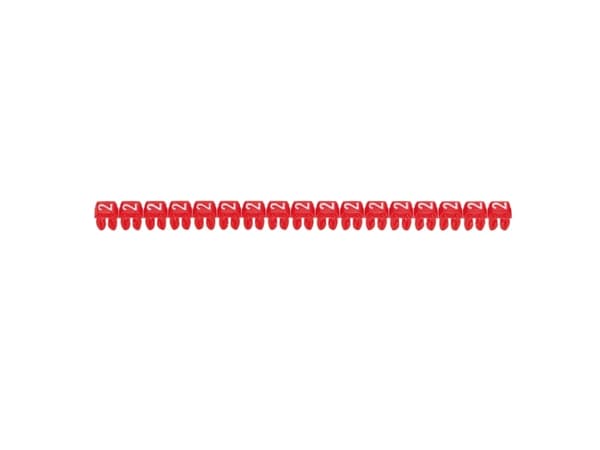 LEGRAND Johdinetiketti 2 punainen0,50-1,5mm², - (1200 kpl)