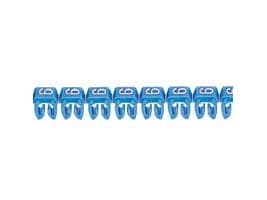 LEGRAND Johdinetiketti 6 sininen0,50-1,5mm², - (1200 kpl)