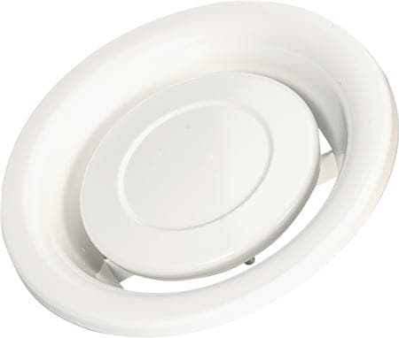 LINDAB Kontrolventil KU200 (RAL9003) til udsugning. Skal monteres i ventilramme type VGL, VGU eller VGM.