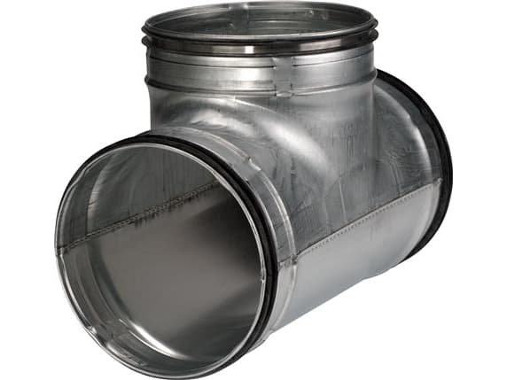 LINDAB T-rengas TCPU 125125, Ød3=125 mm. Passer i rør med nippelmål.