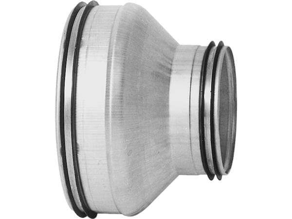 LINDAB Reduktion RCU 160-100, kort, centrisk med nippel-/nippeltilslutning.