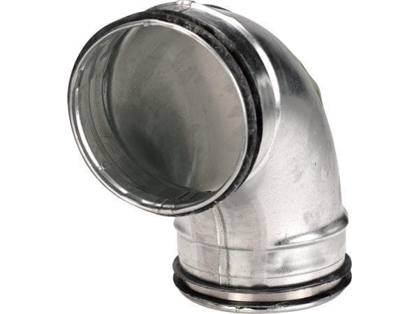 LINDAB Bøjning BU 100 90. Presset, trådsvejset. Passer i rør, nippelmål.
