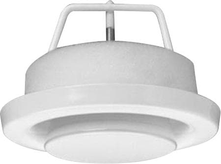 LINDAB Kontrolventil URH 100 (RAL 9003) til udsugning. Skal monteres i ventilramme type VGL, VGU eller VGM.