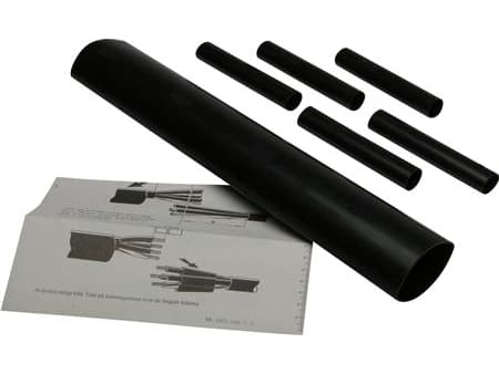 MELBYE Kutistemuhvisarja 0,6/1kV 5X1,5-4 mm², keskiseinäinenTyöstölämpötila -55°C - +110°CKutistumislämpötila 120°C