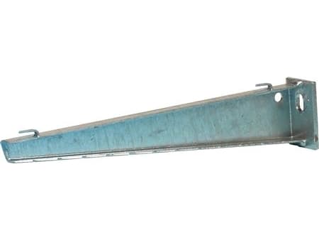 OBO Väggfäste för galler 400 m, höjd 70 mm, längd 410 mm, varmförzinkat